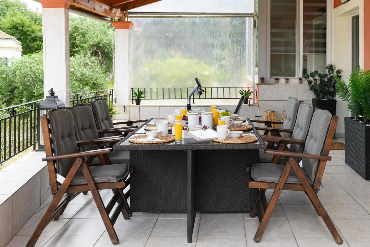 Angela A La Corfu Apartment Kanali  ภายนอก รูปภาพ